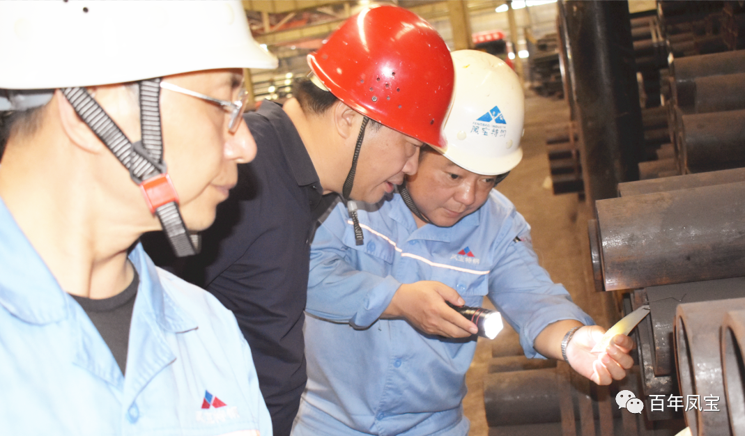 李静敏总经理对万搏（中国）管业159厂例行安全综合检查